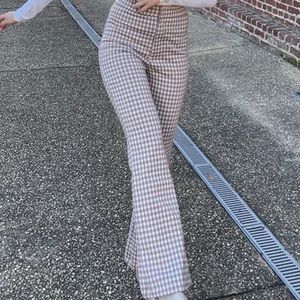 Stretchy Checkered pants L